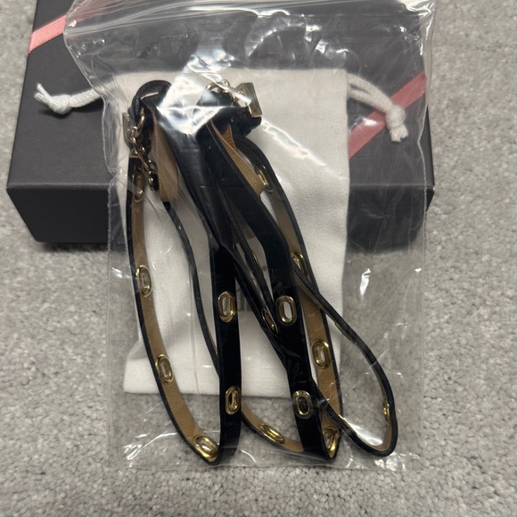 NWT NIB Cabi Et Cetera Black Leather Wraparound Ankle Straps - Picture 7 of 10